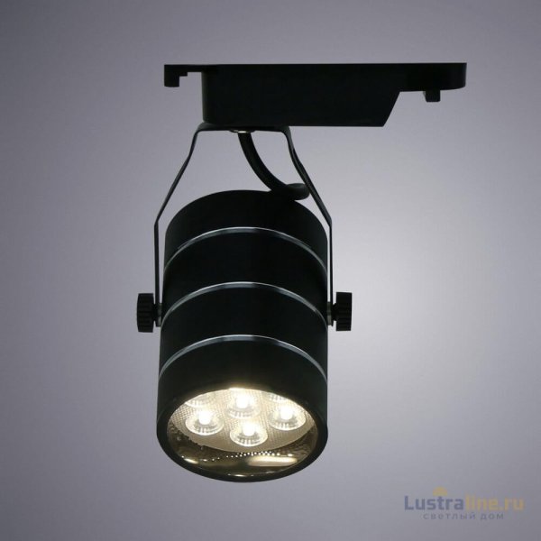 Трековый светодиодный светильник Arte Lamp Cinto A2707PL-1BK Трековый светодиодный светильник Arte Lamp Cinto A2707PL-1BK