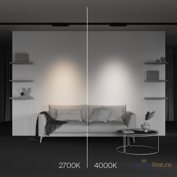 Трековый трехфазный светильник Maytoni Points TR195-3-10W4K-M-B Трековый трехфазный светильник Maytoni Points TR195-3-10W4K-M-B