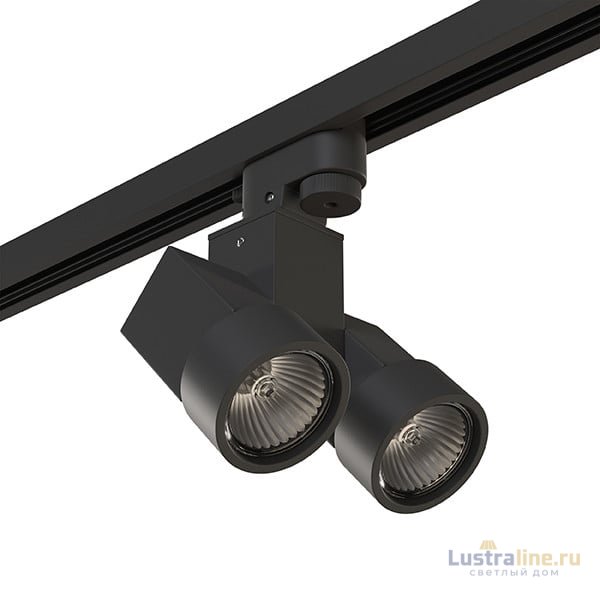 Трековый светильник Lightstar Track 1 black A1T051037 (592027+051037) Трековый светильник Lightstar Track 1 black A1T051037 (592027+051037)