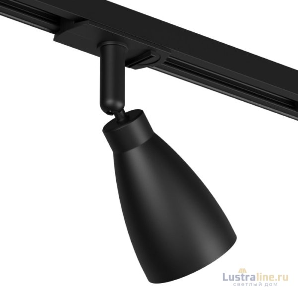 Трековый однофазный светильник Denkirs Bell DK6050-BK Трековый однофазный светильник Denkirs Bell DK6050-BK