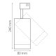 Трековый светодиодный светильник Lightstar Canno Led 303264