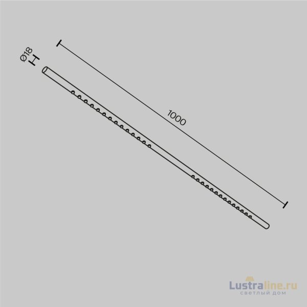 Трековый светильник Maytoni Points C101CL-L1000-24W3-6K-B