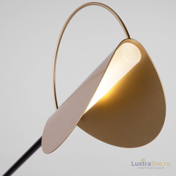 Торшер Eurosvet Grazia 01143/1 черный/золото a062045 Торшер Eurosvet Grazia 01143/1 черный/золото a062045