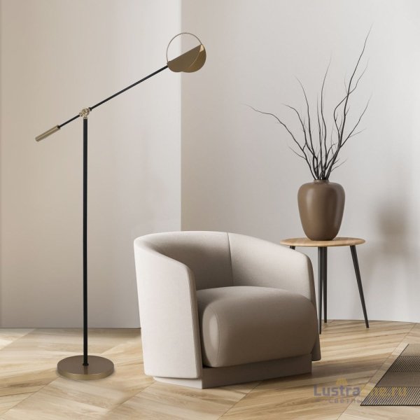 Торшер Eurosvet Grazia 01143/1 черный/золото a062045 Торшер Eurosvet Grazia 01143/1 черный/золото a062045