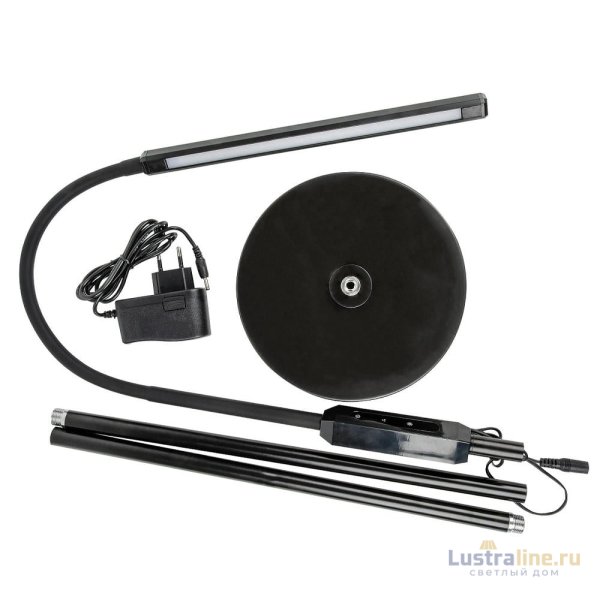 Торшер Uniel ULM-T619 10W/3000-6500K/DIM BLACK UL-00010178 Торшер Uniel ULM-T619 10W/3000-6500K/DIM BLACK UL-00010178