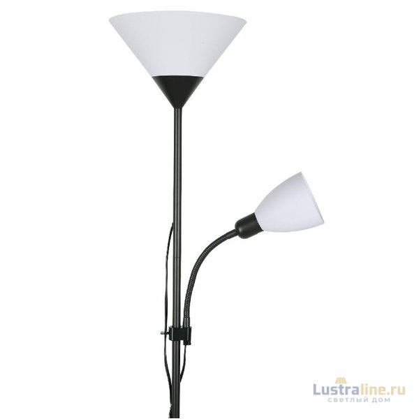 Торшер Uniel UML-T520 E27+E14 BLACK/WHITE UL-00010194