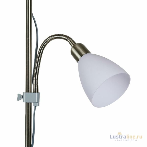 Торшер Uniel UML-T520 E27+E14 SILVER/WHITE UL-00010195