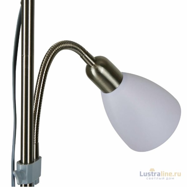 Торшер Uniel UML-T520 E27+E14 SILVER/WHITE UL-00010195