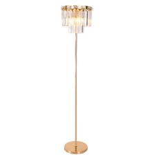 Торшер Eurosvet Elegante 01137/3 золото/прозрачный хрусталь Strotskis a060649