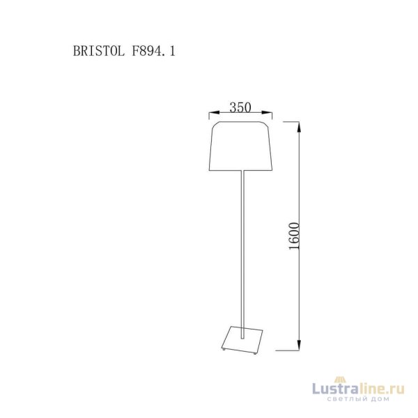 Торшер Lucia Tucci Bristol F894.1
