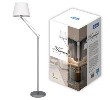 Торшер Uniel UML-T500 E27 SILVER/WHITE UL-00010181