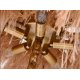 Торшер Delight Collection Ostrich Feather BRFL5014 pink/antique brass