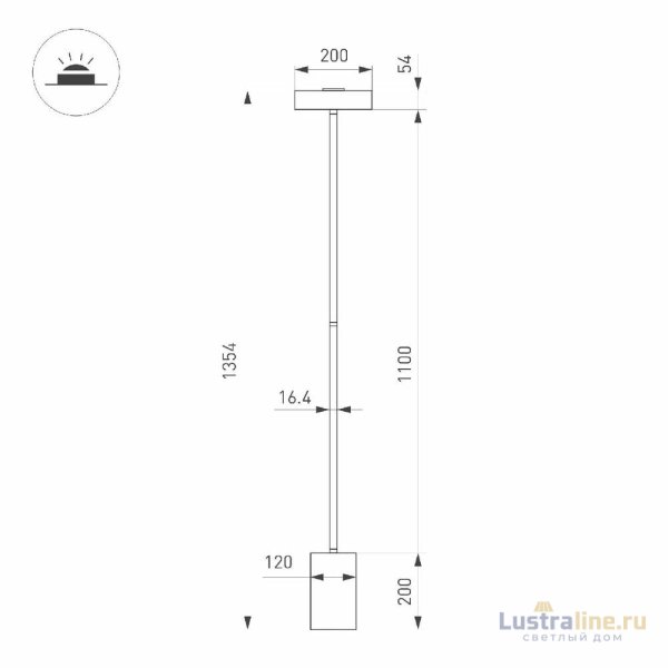 Торшер Arlight SP-SAMSARA-FLOOR-16W Warm3000 (BK, 110 deg, 230V) 052014 Торшер Arlight SP-SAMSARA-FLOOR-16W Warm3000 (BK, 110 deg, 230V) 052014
