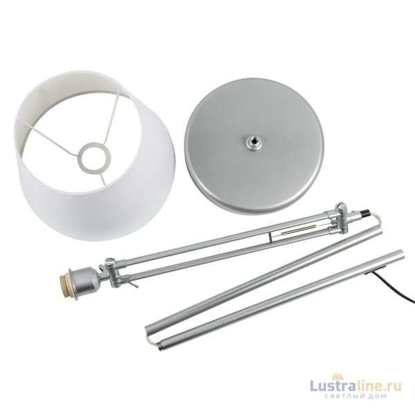 Торшер Uniel UML-T500 E27 SILVER/WHITE UL-00010181