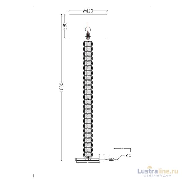 Торшер Maytoni Talento DIA008FL-01CH