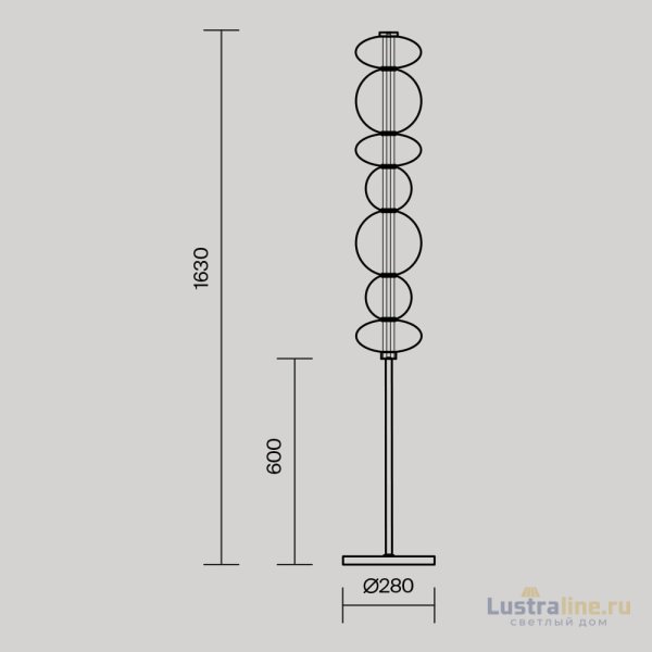 Торшер Maytoni Futuro MOD307FL-L40B3K Торшер Maytoni Futuro MOD307FL-L40B3K