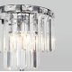 Торшер Eurosvet Elegante 01137/3 хром/прозрачный хрусталь Strotskis a060650