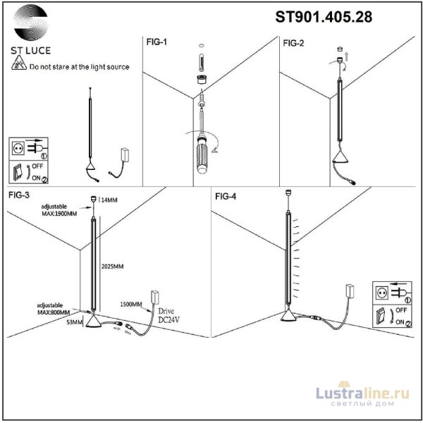 Торшер ST Luce ST901.405.28