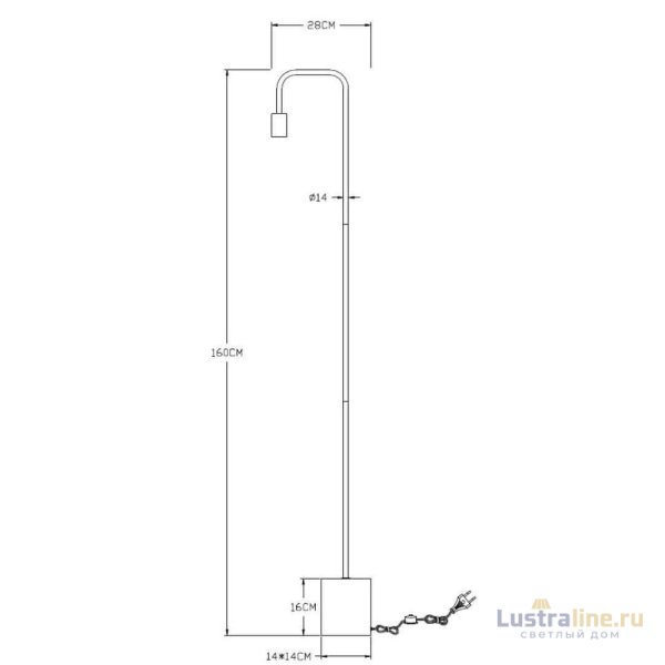 Торшер Lucide Lorin 45765/01/30 Торшер Lucide Lorin 45765/01/30
