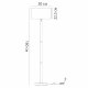 Торшер Arte Lamp Robert A5029PN-1SS