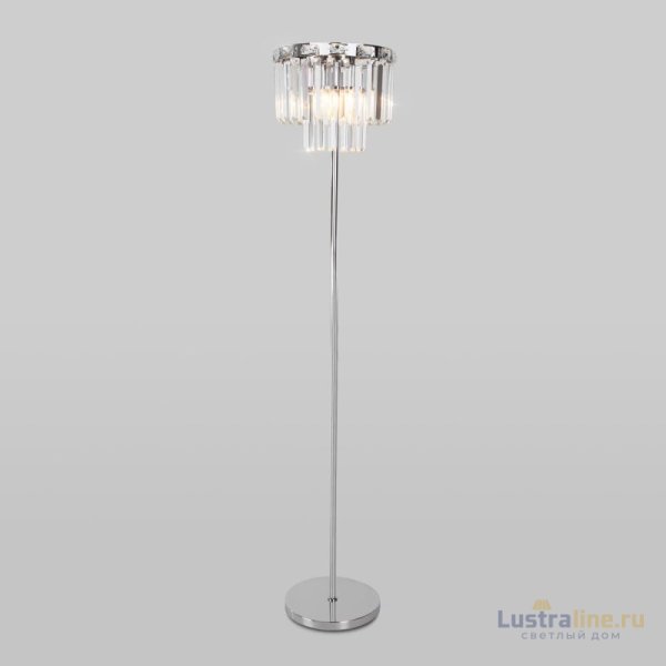 Торшер Eurosvet Elegante 01137/3 хром/прозрачный хрусталь Strotskis a060650 Торшер Eurosvet Elegante 01137/3 хром/прозрачный хрусталь Strotskis a060650