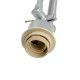 Торшер Uniel UML-T500 E27 SILVER/WHITE UL-00010181