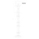 Торшер Divinare Volturn 1243/06 PN-45