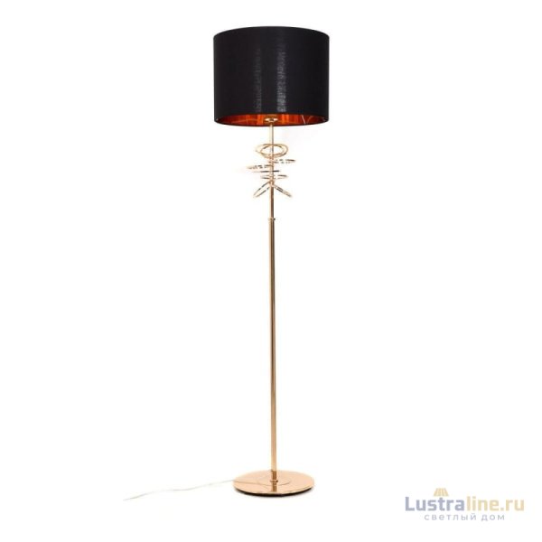 Торшер Lumina Deco Milari LDF 5530 F.GD+BK