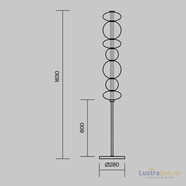 Торшер Maytoni Futuro MOD307FL-L40BS3K Торшер Maytoni Futuro MOD307FL-L40BS3K