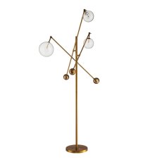 Торшер DeLight Collection Globe Mobile KG0965F-3 brass
