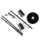 Торшер Uniel ULM-T600 2х6W/4500K/DIM BLACK UL-00010174