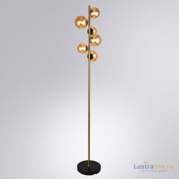 Торшер Arte Lamp Gemini A2243PN-6PB Торшер Arte Lamp Gemini A2243PN-6PB