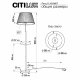 Торшер Citilux Линц CL402973T