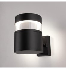 Уличный настенный светодиодный светильник Elektrostandard 1530 Techno Led чёрный 4690389163289