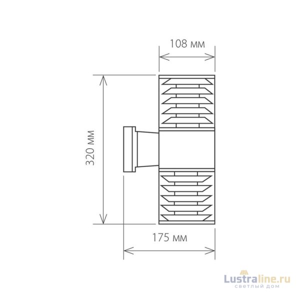 Уличный настенный светильник Elektrostandard 1407 Techno 4690389067679