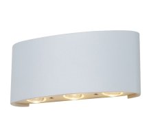 Уличный настенный светодиодный светильник Crystal Lux CLT 023W3 WH