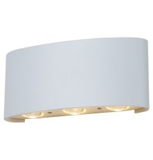 Уличный настенный светодиодный светильник Crystal Lux CLT 023W3 WH