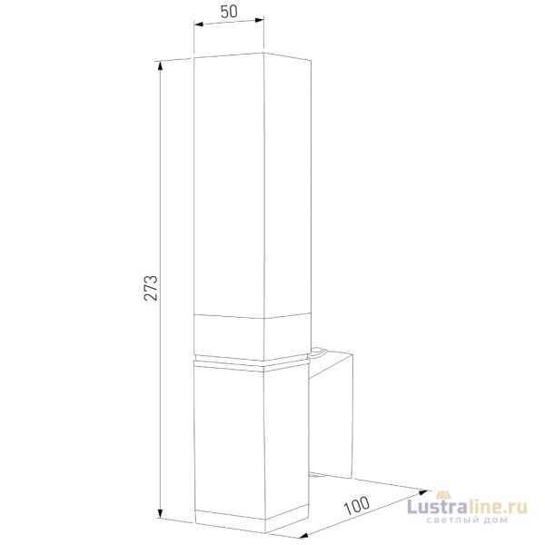 Уличный настенный светильник Elektrostandard 1534 TECHNO LED 4690389168727