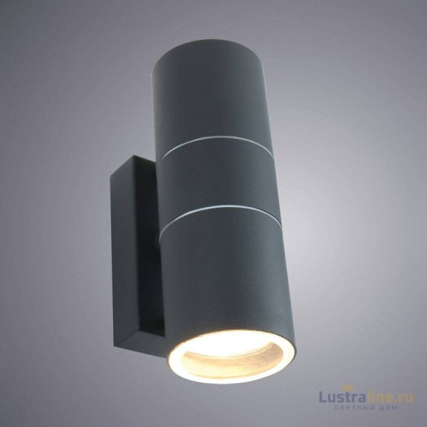 Уличный настенный светильник Arte Lamp Sonaglio A3302AL-2GY Уличный настенный светильник Arte Lamp Sonaglio A3302AL-2GY