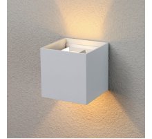 Уличный настенный светодиодный светильник Elektrostandard 1548 Techno LED Winner белый 4690389106286