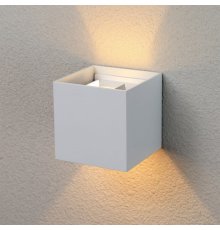 Уличный настенный светодиодный светильник Elektrostandard 1548 Techno LED Winner белый 4690389106286