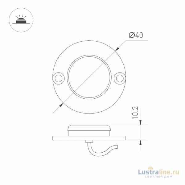 Архитектурный светильник Arlight ART-DECK-LAMP-R40-1W Day4000 024926(1) Архитектурный светильник Arlight ART-DECK-LAMP-R40-1W Day4000 024926(1)