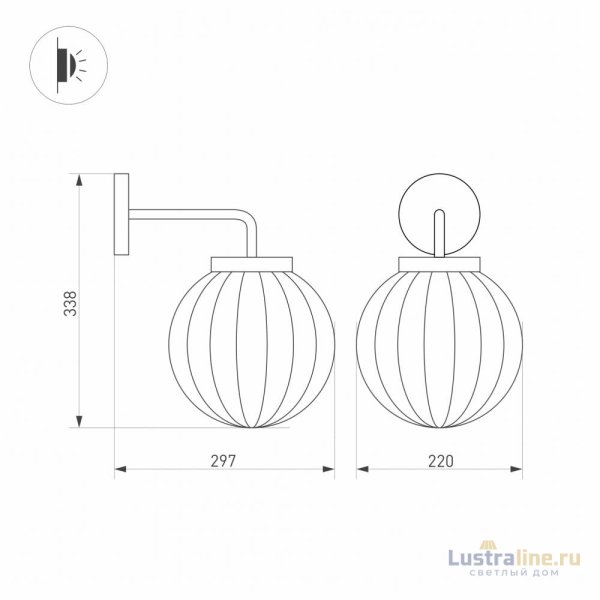 Уличный настенный светодиодный светильник Arlight LGD-Pearl-Wall-7W Warm3000 029973 Уличный настенный светодиодный светильник Arlight LGD-Pearl-Wall-7W Warm3000 029973