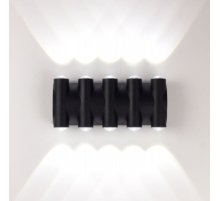 Фасадный светильник AM Group AM359-10X1W BK 4000K