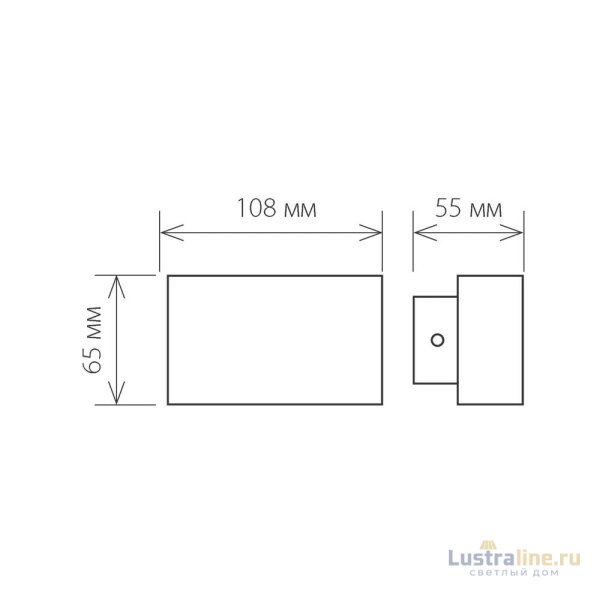 Уличный настенный светодиодный светильник Elektrostandard 1555 Techno LED Twinky 4690389106330 Уличный настенный светодиодный светильник Elektrostandard 1555 Techno LED Twinky 4690389106330
