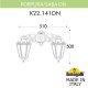Уличный настенный светильник Fumagalli K22.141.000.AXF1RDN