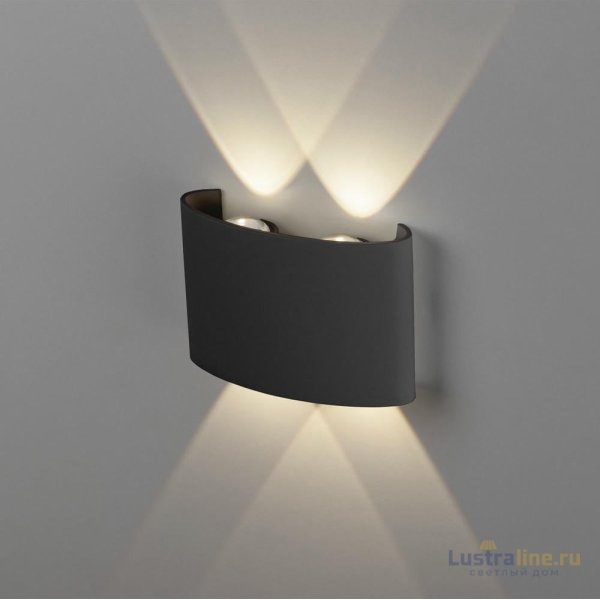 Настенный светильник Elektrostandard 1555 TECHNO LED TWINKY DOUBLE черный Настенный светильник Elektrostandard 1555 TECHNO LED TWINKY DOUBLE черный