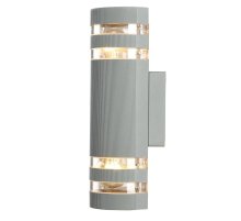 Уличный настенный светильник Arte Lamp Metro A8162AL-2GY