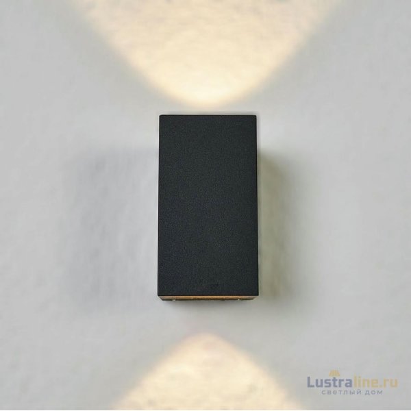 Уличный настенный светодиодный светильник Favourite Lenis 2681-2W Уличный настенный светодиодный светильник Favourite Lenis 2681-2W
