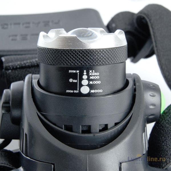 Фонарь налобный Feron TH2305 ZOOM c аккумулятором 41709
